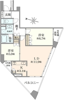 クリオ目白台壱番館の間取図