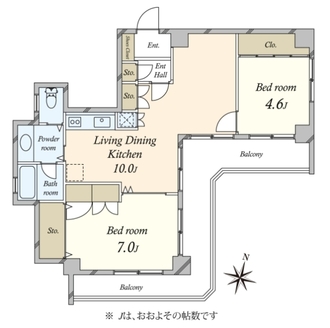 ハイネス代官山の間取図