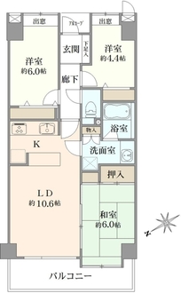 サーパス本八幡の間取図