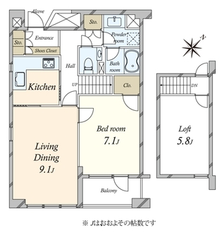 グランドメゾン目黒南の間取図