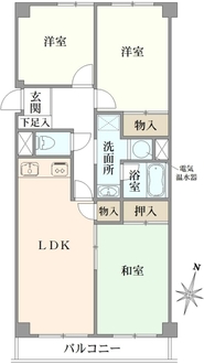 ニューハイム中村橋の間取図
