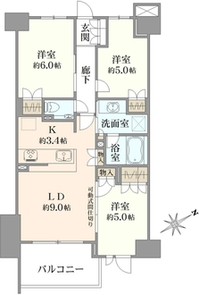 ソライエ成増の間取図