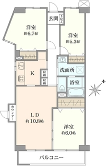 ガーデンプラザ船堀の間取図