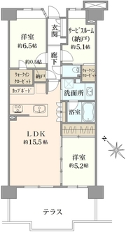 オハナ萩山の間取図