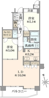 ビジュー青井の間取図