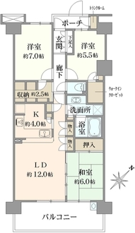 ザ・レジデンス東京イーストレジデンスIIの間取図
