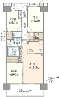 ザ・レジデンス東京イーストレジデンスIIの間取図