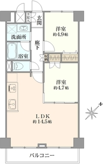 エクセレンス町屋駅前の間取図