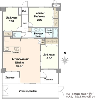 ライオンズマンション東葛西弐番館の間取図