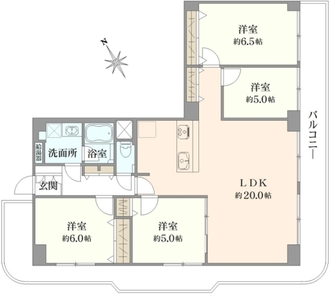 コンドミニアム葛西の間取図