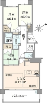 プラウド別所沼公園の間取図