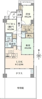 ダイアパレス武蔵浦和Vの間取図