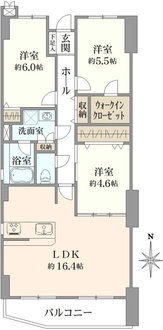 根岸壱番館の間取図