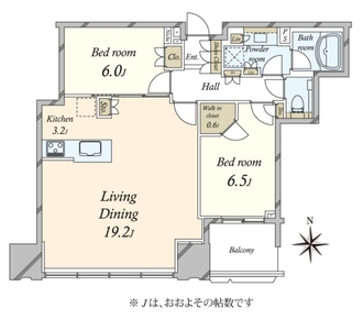 シティタワーズ豊洲ザ・ツインノースタワーの間取図