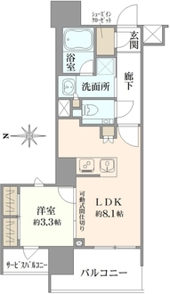 クリオラベルヴィ川崎南幸町の間取図
