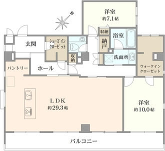 ナイスアーバン鶴見中央の間取図