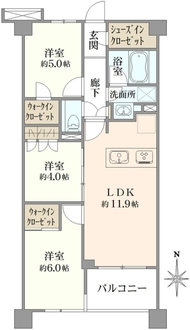 プレシス新百合ヶ丘の間取図