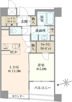デュオ・スカーラ中野の間取図