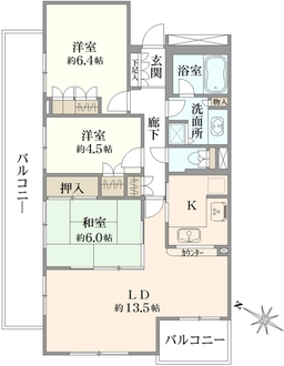 パークコート落合台の間取図