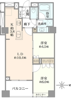 パークハウス中野アーバンスの間取図
