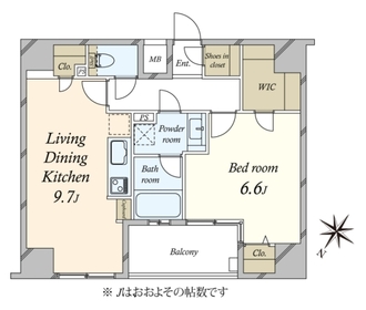 ダイアパレスシェルトワレ目黒の間取図