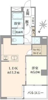 チサンマンション参宮橋の間取図