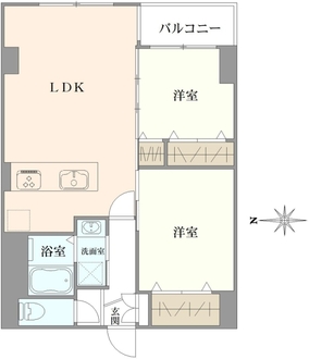 ヴィラロイヤル東中野の間取図