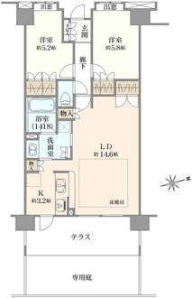 大泉学園ノーブルスクエアの間取図