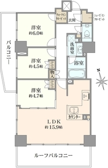 シティタワー大泉学園の間取図