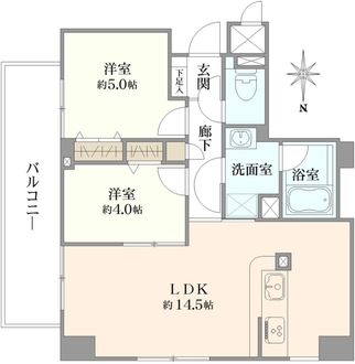 ユニーブルときわ台の間取図