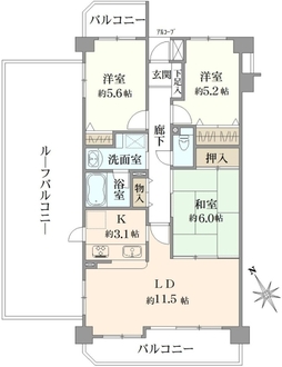 グラン・コート大泉学園の間取図