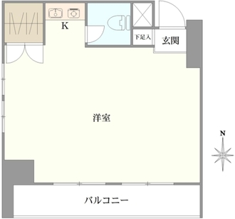 陽輪台みかみビルの間取図