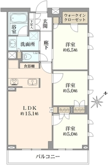オープンレジデンシア文京六義園の間取図