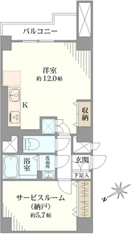 ワコー王子の間取図