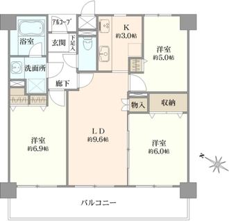 ファミール松戸リバーステージの間取図