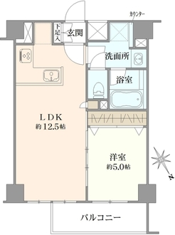 オープンレジデンシア本駒込　六丁目の間取図
