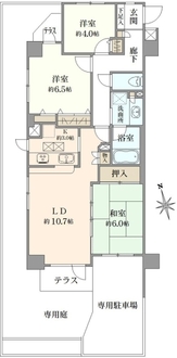 ヴィルヌーブ尾久の間取図