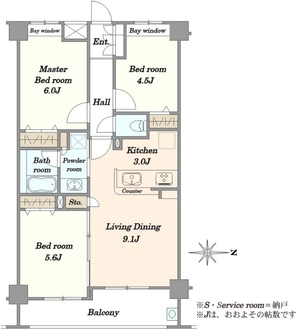 アリュージュ大泉学園の間取図
