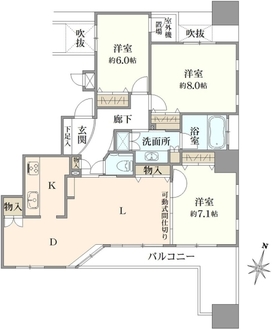 ライオンズシティ丸の内の間取図
