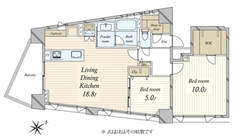 ピアース四谷の間取図