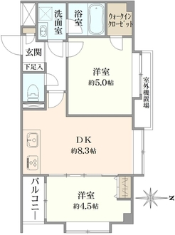 ダイアパレス赤羽ハイドパークの間取図
