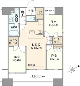 ソルフィエスタ青砥の間取図