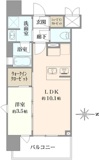 クレイシア・ヴァースクレイシア赤羽の間取図