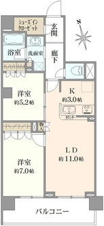 オーランドコート南葛西の間取図