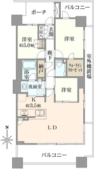 プラウドシティ赤羽の間取図