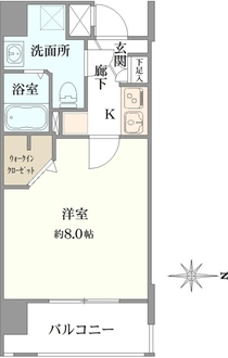 アクアプレイス京都二条城の間取図