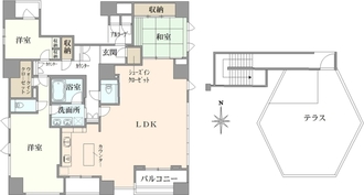 プラウド京都東洞院の間取図