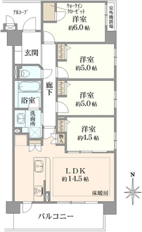 エスリード京都梅小路公園の間取図