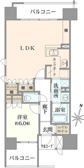 ザ・京都レジデンス四条河原町の間取図