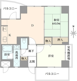 ロイヤル京都丸太町の間取図